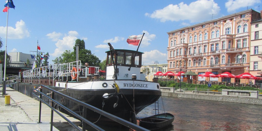 Bydgoszcz atrakcje nad rzeką | barka lemara