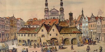 August Wolff | Stary Rynek w Bydgoszczy | Muzeum Okręgowe im. Leona Wyczółkowskiego w Bydgoszczy
